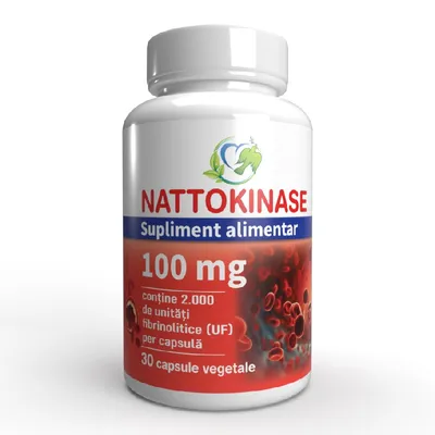 Nattokinase 100mg, 30 capsule vegetale, Justin Pharma