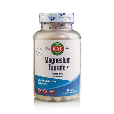 Magnesium Taurate Plus Kal, 400 mg, 90 tablete, Secom
