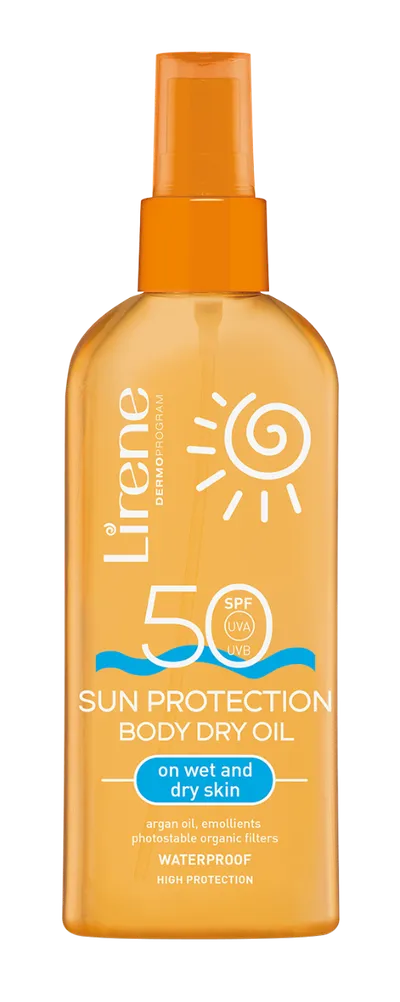 Ulei uscat protector SPF50 Sun, 150ml, Lirene