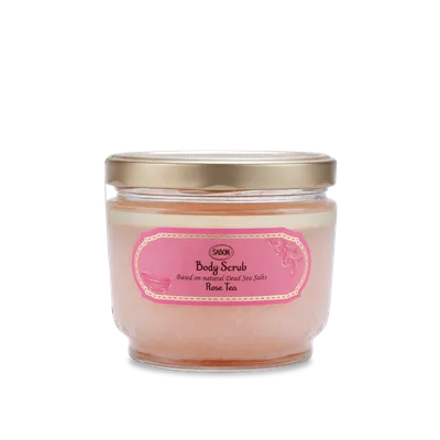 Exfoliant pentru corp Rose Tea, 600g, Sabon