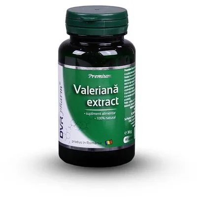 Extract de valeriana, 60 capsule, DVR Pharm