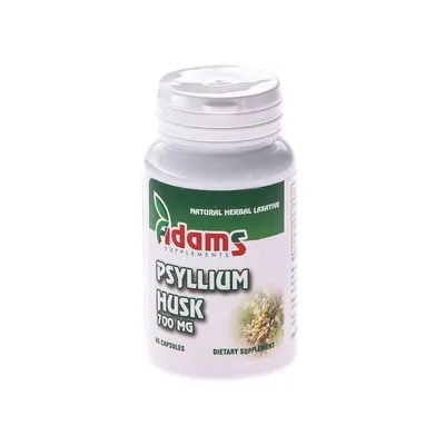Psyllium-husk 700MG, 60 capsule, Adams Vision