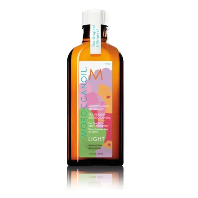 Ulei tratament pentru par fin si deschis la culoare Light 2022 Reanimation, 100 ml, Moroccanoil