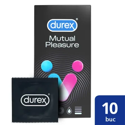 Prezervative Mutual Pleasure, 10 bucati, Durex