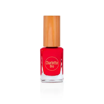 Lac vegan de unghii Corail, 10ml, Charlotte Bio