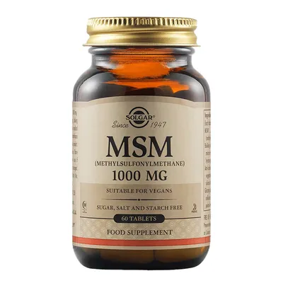 SOLGAR MSM 1000MG 60 TABLETE