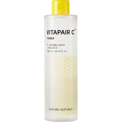 Toner iluminator cu vitamina C Vitapair C, 300ml, Nature Republic