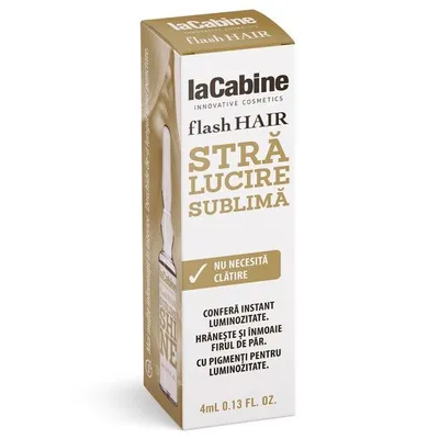 Fiola pentru par Flash Hair Sublime Shine, 1 fiola x 4 ml, La Cabine