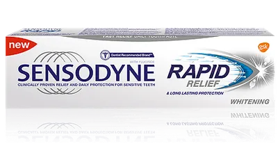 Pasta de dinti Rapid Relief Whitening, 75ml, Sensodyne