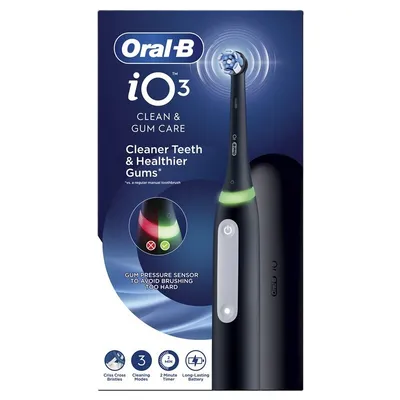 ORAL B PERIUTA DINTI ELECTRICA IO SERIES 3 BLACK 1 BUCATA