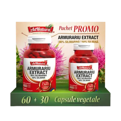 Pachet Armurariu extract, 60 + 30 capsule, AdNatura