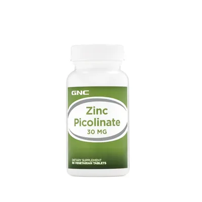 GNC ZINC PICOLINAT 30 MG X 90 TABLETE VEGETALE