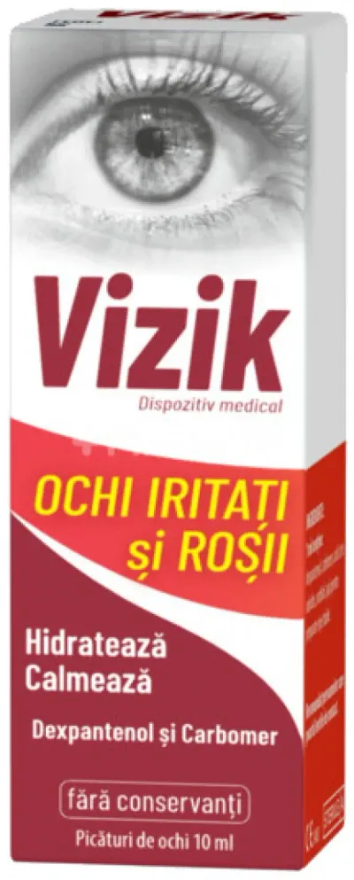 Vizik Ochi Iritati si Rosii, 10 ml, Zdrovit