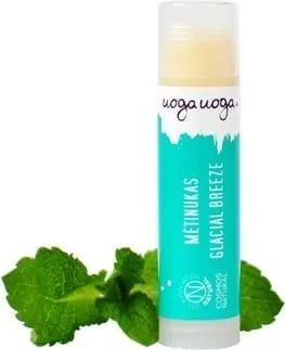 Balsam vegan de buze cu ulei de menta Glacial Breeze, 5ml, Uoga Uoga