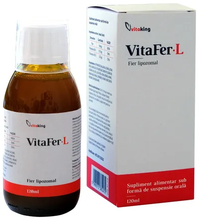 Vitafer-L fier lipozomal, 120ml, Vitaking