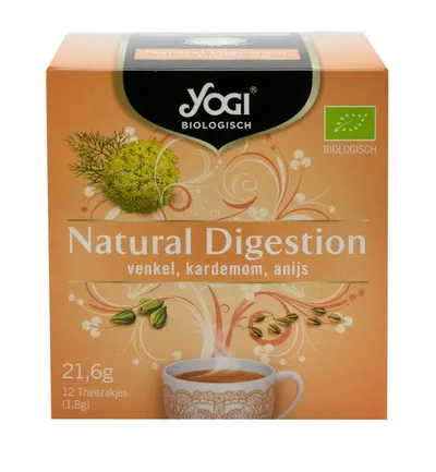 Ceai digestie naturala, 12 plicuri, Yogi Tea