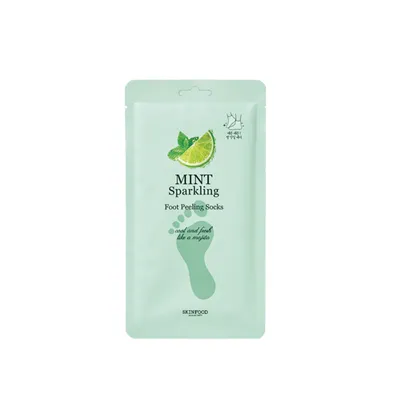 Sosete pentru exfoliere cu menta, 40g, Skinfood