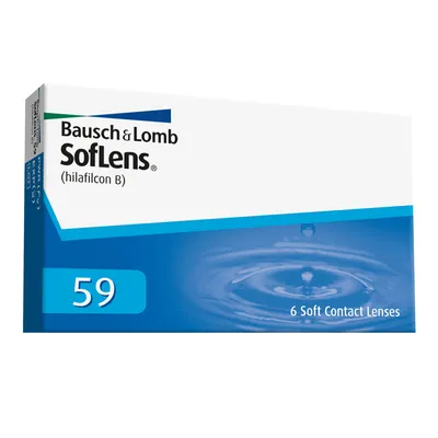 Lentile de contact -8.00 Soflens 59, 6 bucati, Bausch Lomb