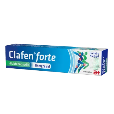 Clafen forte, 50 mg/g gel, 45 g