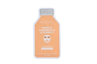 Masca servetel iluminatoare cu papaya si vitamina C, 25ml, Biovene