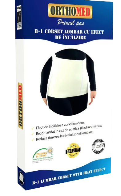 Corset lombar cu efect de incalzire XXXL, 1 bucata, Orthomed