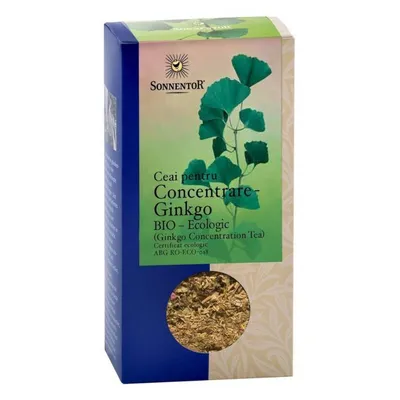 Ceai Bio Ceai pentru Concentrare - Ginkgo, 50g, Sonnentor
