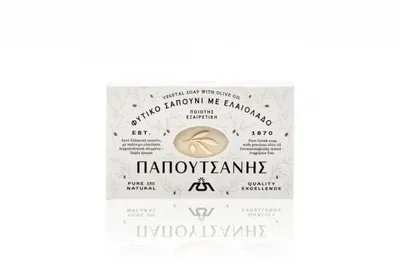 Sapun traditional din ulei de masline Fildes, 125g, Papoutsanis