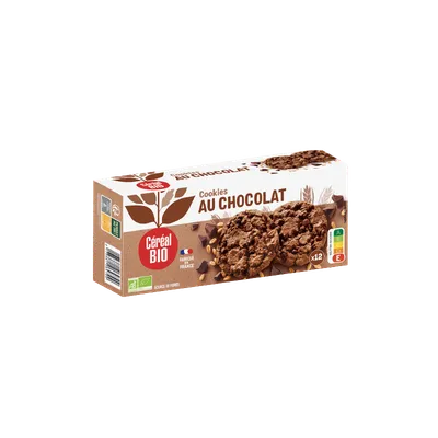 Biscuiti cu cacao si ciocolata, 160g, Cereal Bio
