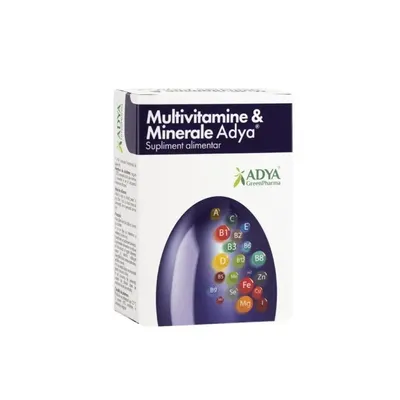 Multivitamine si Minerale, 30 capsule moi, Adya Green Pharma