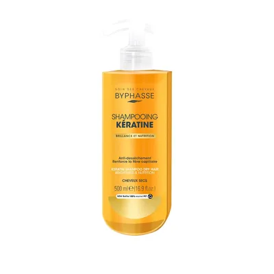 Sampon pentru par uscat cu keratina Sublim Protect, 500ml, Byphasse