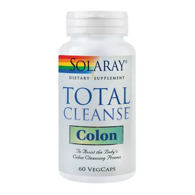 Total Cleanse Colon Solaray, 60 capsule vegetale, Secom
