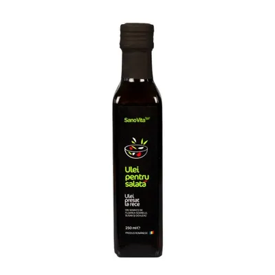 Ulei pentru salata presat la rece, 250ml, SanoVita