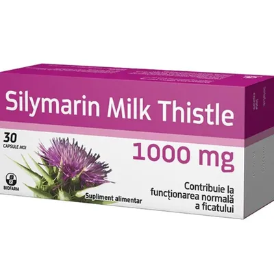 SILYMARIN MILK THISTLE 1000MG 30 CAPSULE BIOFARM