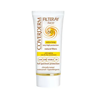 Crema de fata cu SPF60 Filteray Face Soft Brown, 50ml, Coverderm