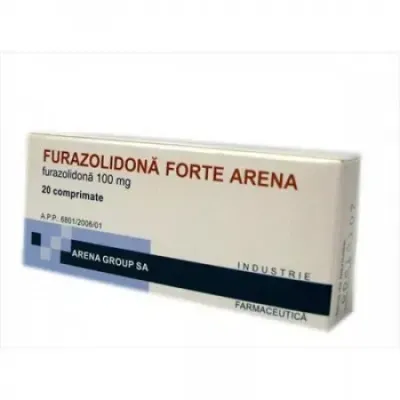Furazolidona Forte Arena, 100 mg, Arena Group