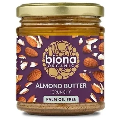 Unt de migdale crunchy Eco, 170g, Biona