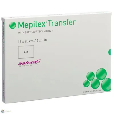 Mepilex Transfer pansament 15 x 20cm, 1buc, Molnlycke