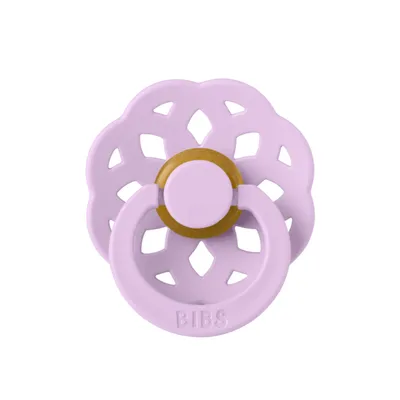Suzeta din latex cu tetina rotunda pentru +6 luni Boheme Violet Sky, 1 bucata, Bibs