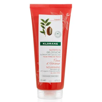 Gel de dus cu floare de hibiscus Nutrition, 200ml, Klorane