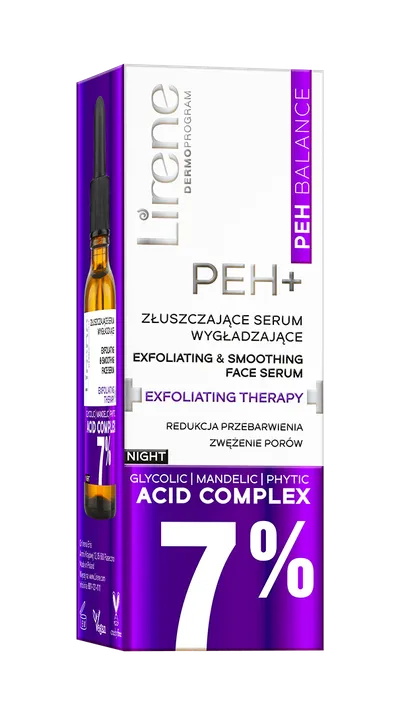 Ser de fata exfoliant si netezitor - terapia exfolianta PEH, 30ml, Lirene