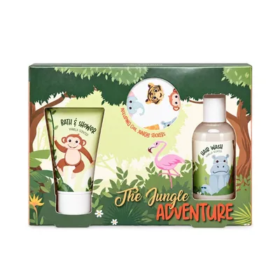 Set pentru copii cu Gel de dus 75ml + Sampon 100ml, 1 bucata, Treffina