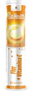 Sun Health Fier+Vitamina C, 20 comprimate efervescente, Sun Wave Pharma
