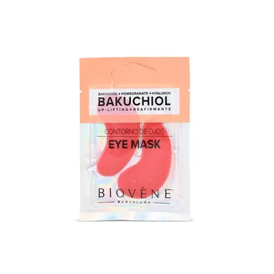 Masca pentru zona ochilor cu ceramide bakuchiol si acid hialuronic, 2 bucati, Biovene