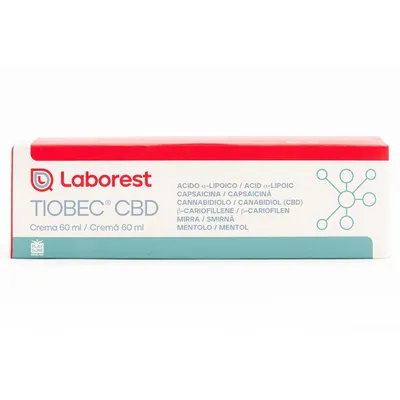 Crema calmanta Tiobec CBD, 60 ml, Laborest Italia