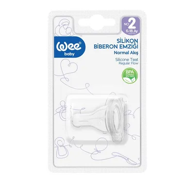 WEE BABY Tetina silicon rotunda nr.2 -821