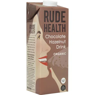 Bautura vegetala din alune cu cacao Bio, 1l, Rude Health