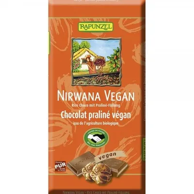 Ciocolata bio Nirwana, 100g, Rapunzel