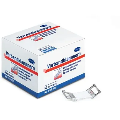 Cleme pentru fixarea bandajelor, 50 bucati, Hartmann
