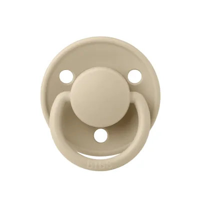 Suzeta cu tetina rotunda pentru +6 luni De Lux Vanilla, 1 bucata, Bibs