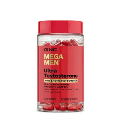 GNC MEGA MEN FORMULA AVANSATA PENTRU CRESTEREA TESTOSTERONULUI LIBER SI TOTAL 120 CAPSULE